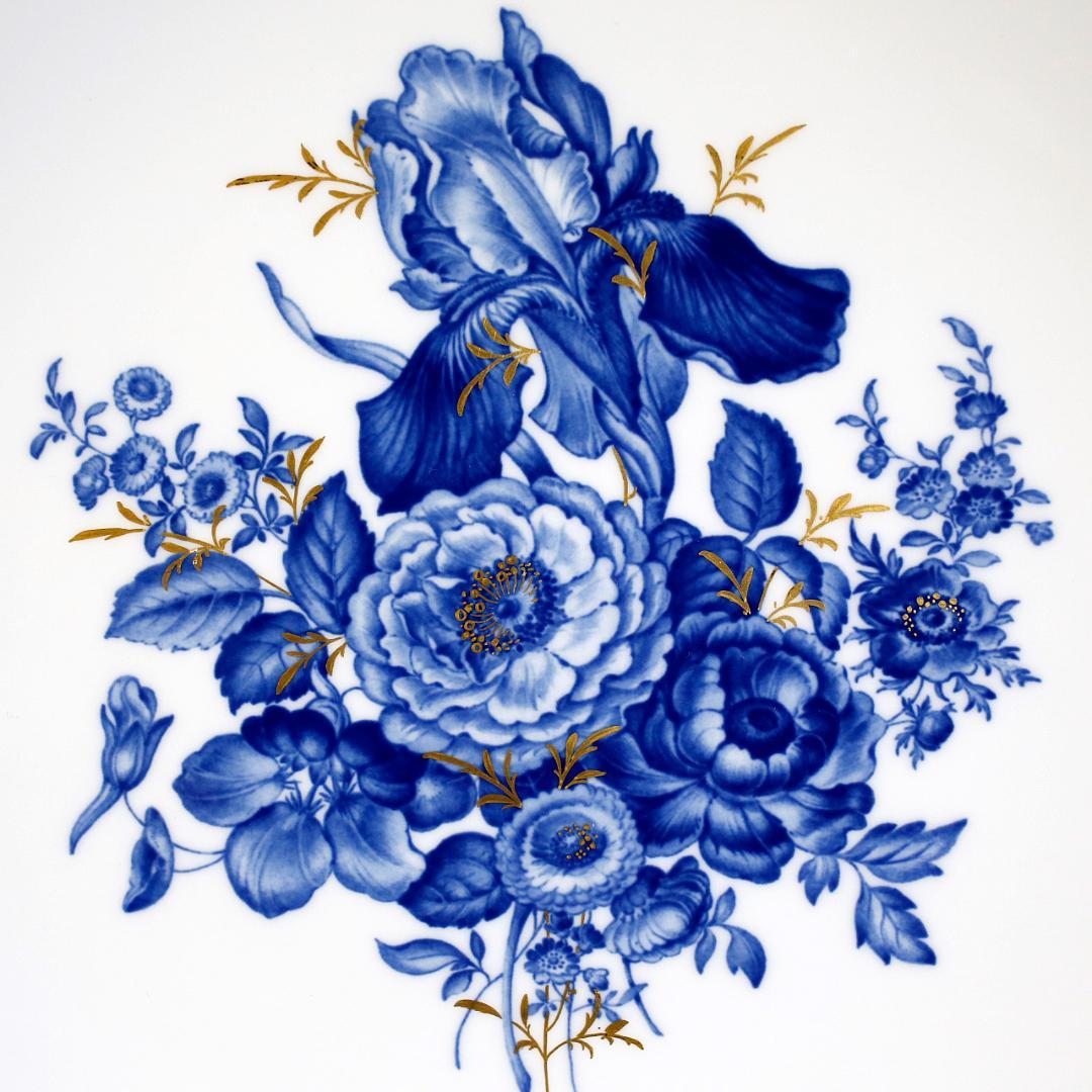 極美品 1級品】マイセン ブルーフラワー プレート 金彩 ディスプレイ