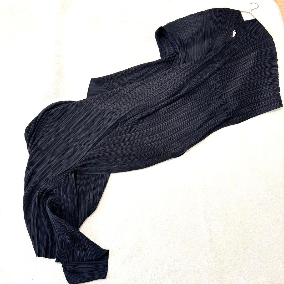 極美品✨PLEATS PLEASE ポンチョ 変形 ブラック プリーツ - メルカリ
