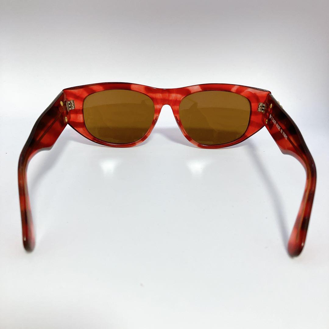 シャネル パリ製 サングラス レジメンタルストライプ ココマーク