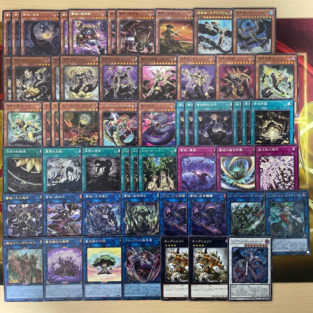 本格構築 蕾禍デッキ 溟界の蛇睡蓮 ヌル ナイア 蕾禍ノ大王鬼牙 蕾禍ノ