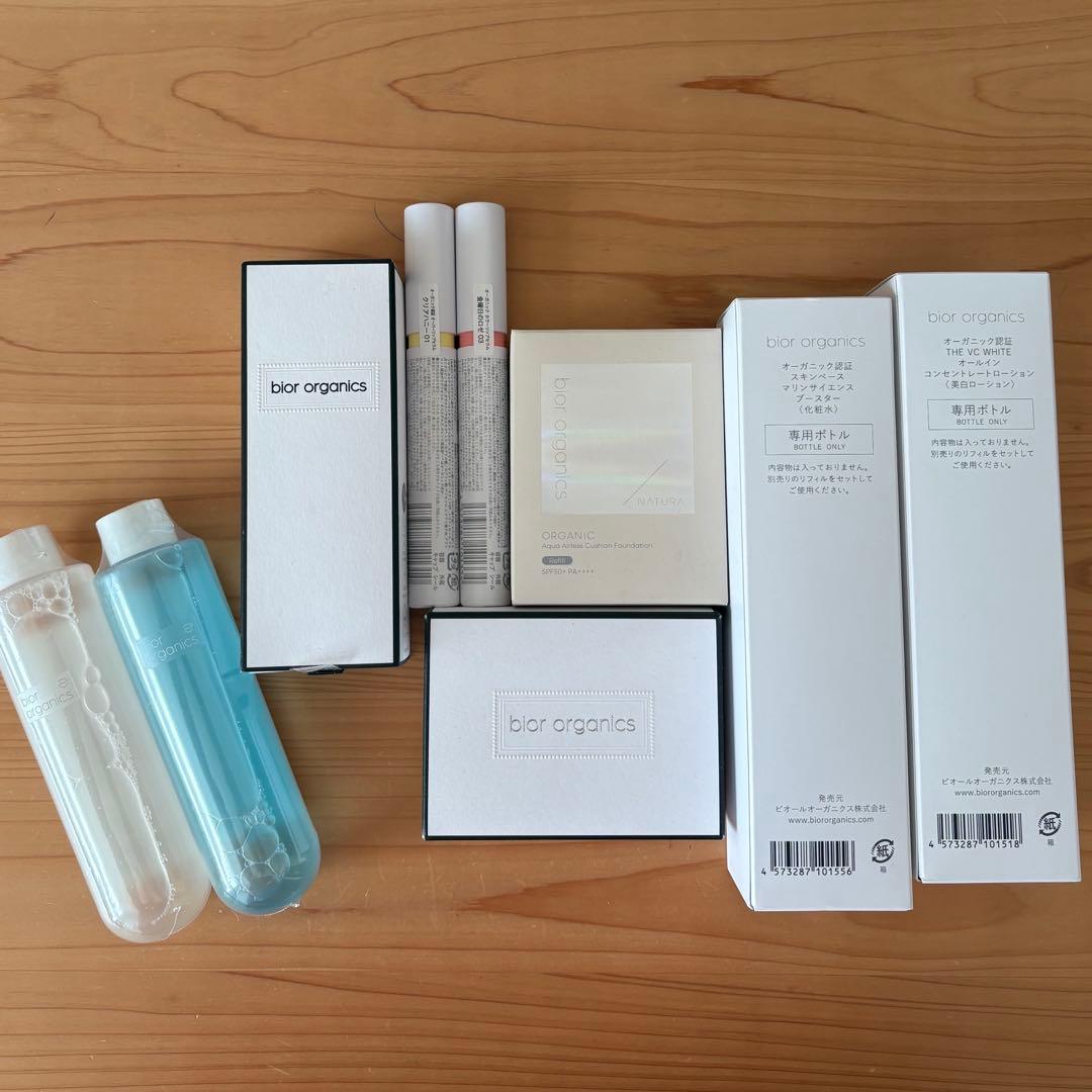 bior organics 商品詰め合わせ オーガニックアクア エアレスクッション HAQURA＜リフィル（パフ付