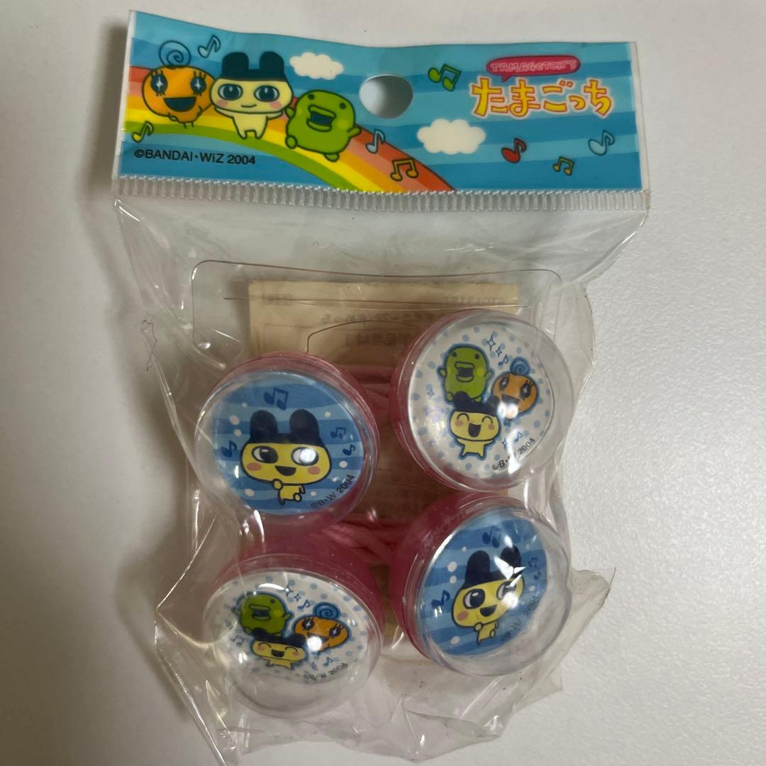 たまごっち 日本製ヘアゴム まめっち 丸玉ポニー 2p 平成レトロ