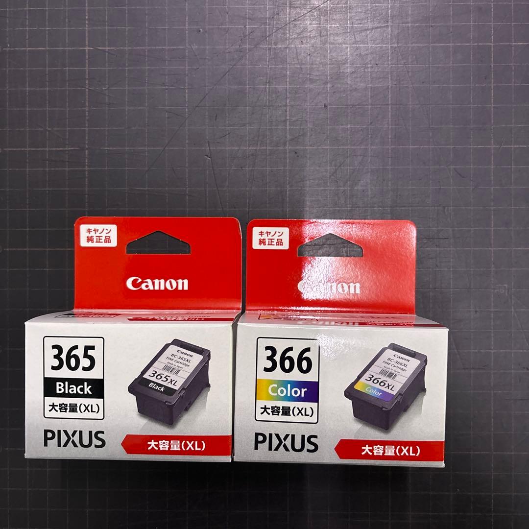 Canon PIXUS 365 366 XL インクカートリッジセット - メルカリ