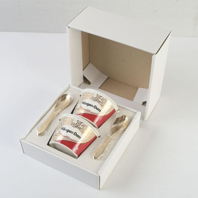 ハーゲンダッツ スーパープレミアムクラブ カップ＆スプーン C 9364