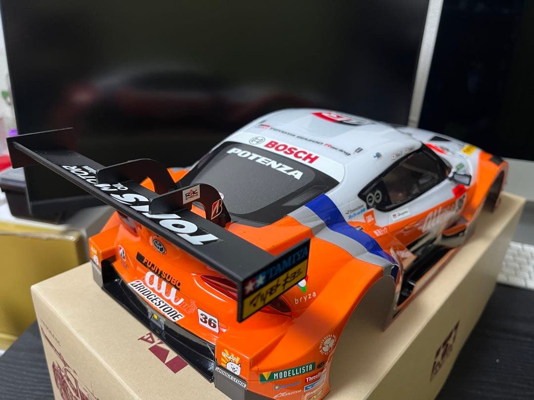 タミヤ 1/10 RC au TOM'S GR Supra スペアボディ - メルカリ
