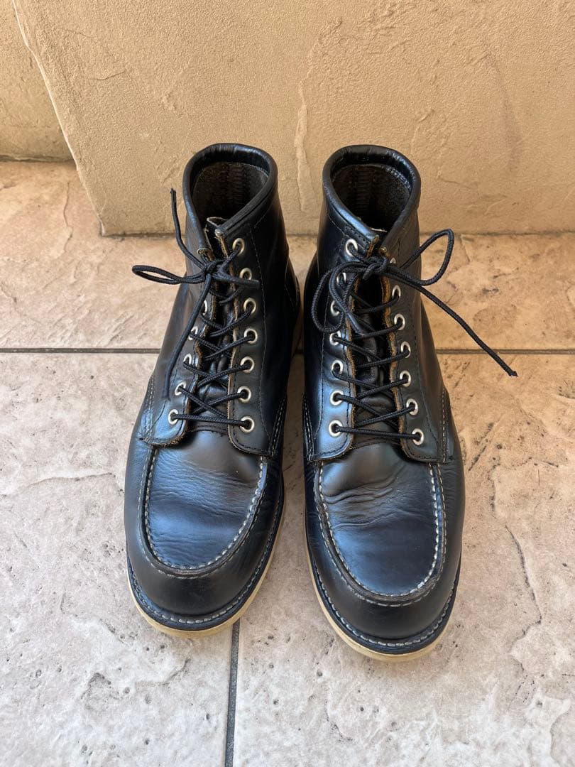【茶芯/四角犬タグ】RED WING 8179 ブラック 8.5E 26.5cm