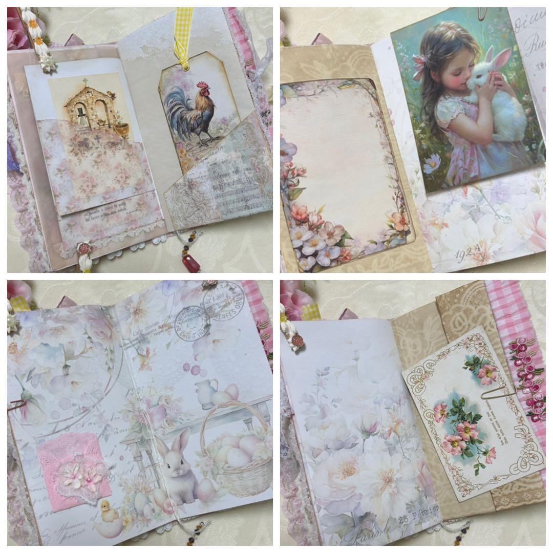 薔薇とレースのジャンクジャーナル・雑記帳 Happy Easter - メルカリ