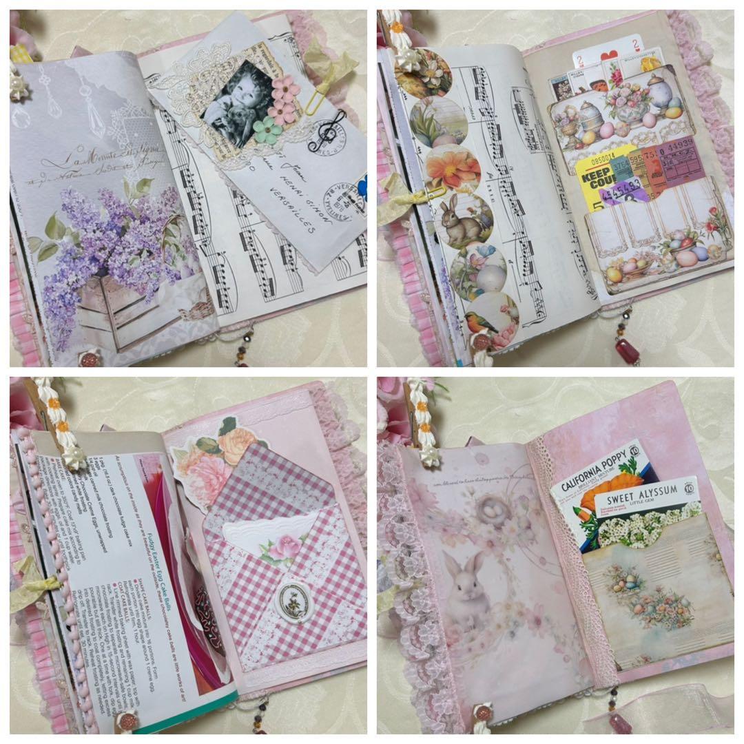 薔薇とレースのジャンクジャーナル・雑記帳 Happy Easter - メルカリ