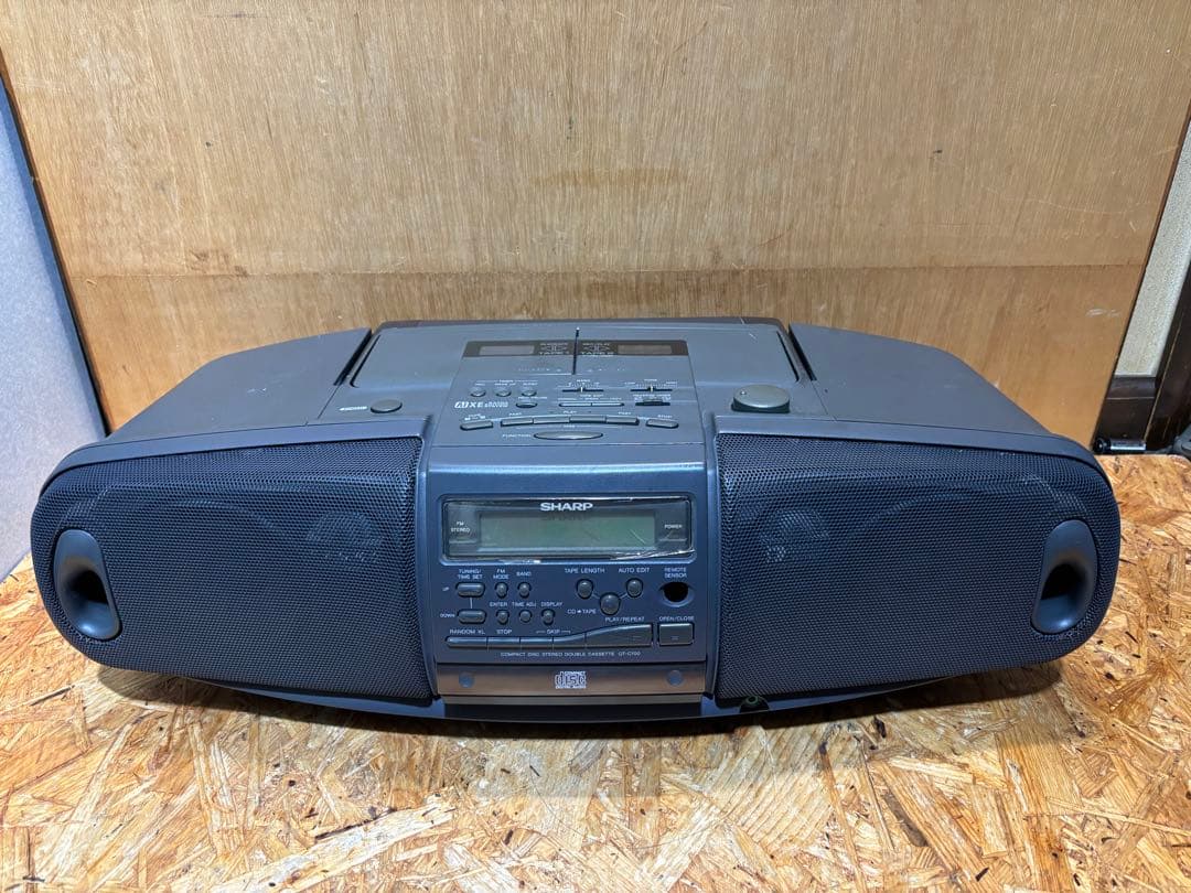 レトロ CD ダブル ラジカセ QT-C700 SHARP - メルカリ