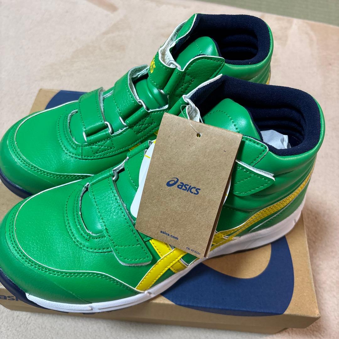 新品　未使用　asics 緑 マジックテープ 安全靴 楽天市場】【即日発送可】アシックス 安全靴 CP308 AC 【1271A055