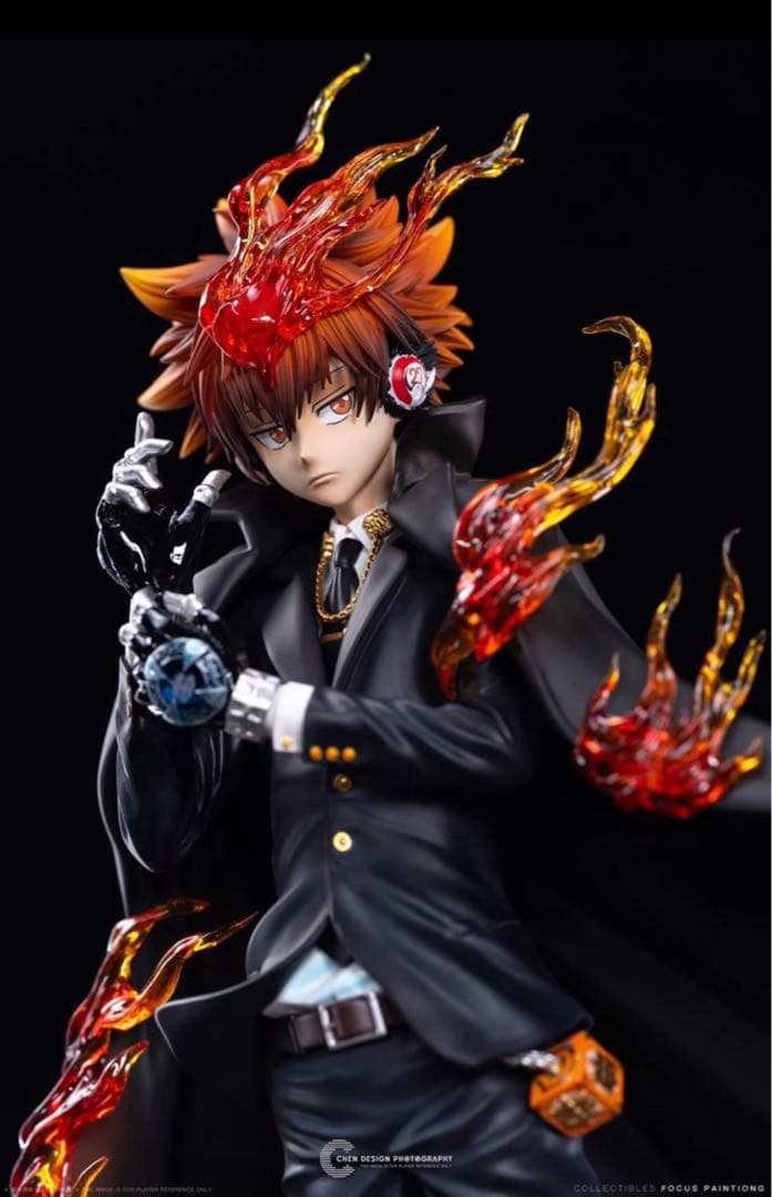 家庭教師ヒットマンREBORN! 沢田 綱吉 ガレージキット フィギュア 完成