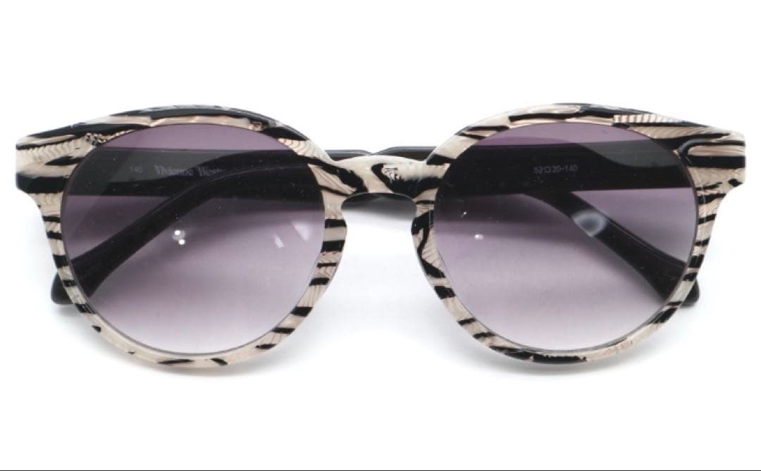 新品 激レア 希少 vivienne westwood サングラス ゼブラ
