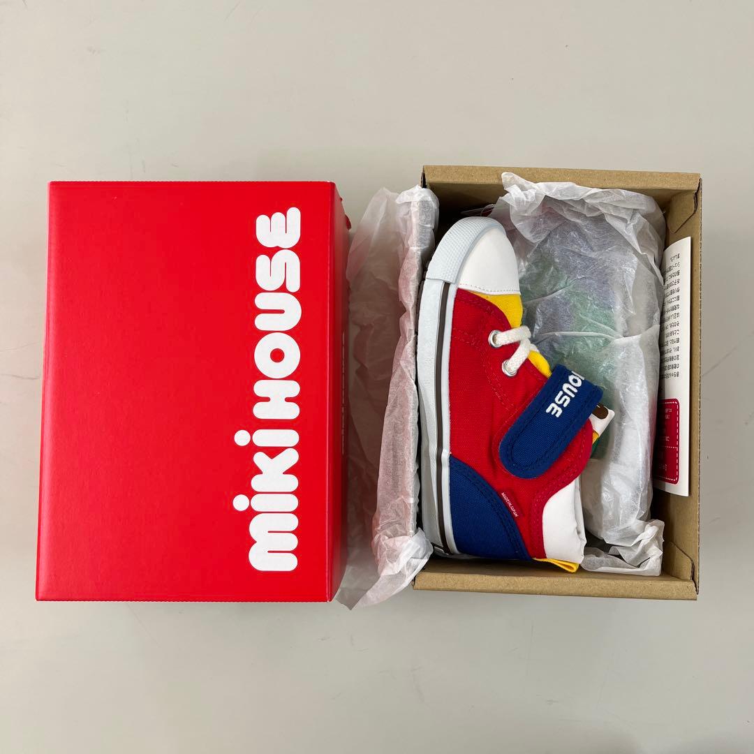 ミキハウス　靴　シューズ 新品　未使用　タグ付　マルチカラー　15.5cm