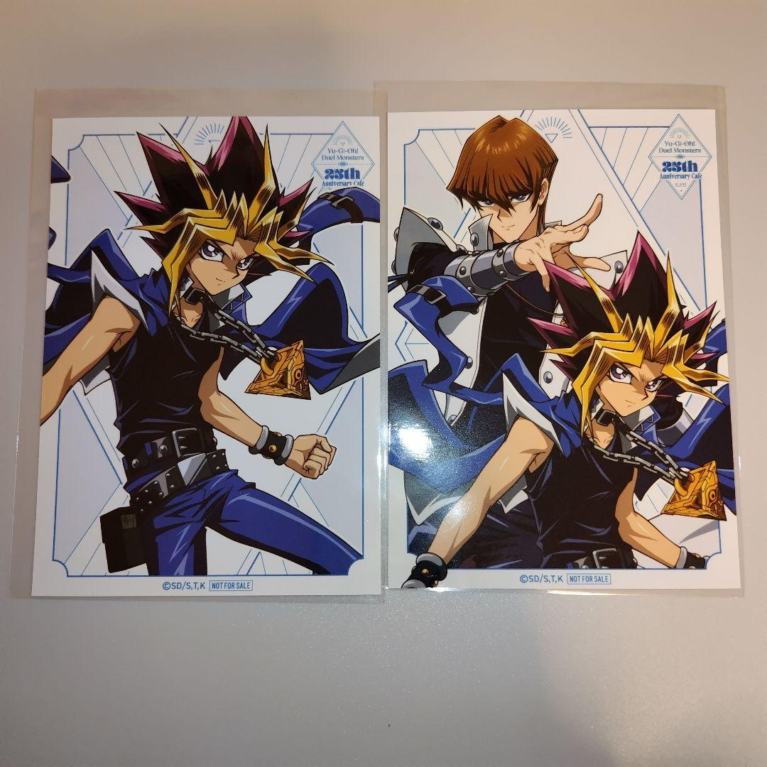 遊戯王 コラボカフェ 本舗 BLANC 特典 ブロマイド 海馬瀬人 闇遊戯 2