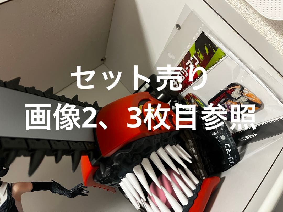 シ*ン様 チェンソーマン レゼ編 ポップコーンバケット 缶バッジ パンフレットセ 劇場版『チェンソーマン レゼ篇』公開記念！ポップコーンボックス販売