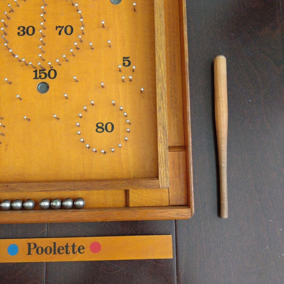 プーレー コリントゲーム 木製 パチンコ ピンボール 昭和レトロ