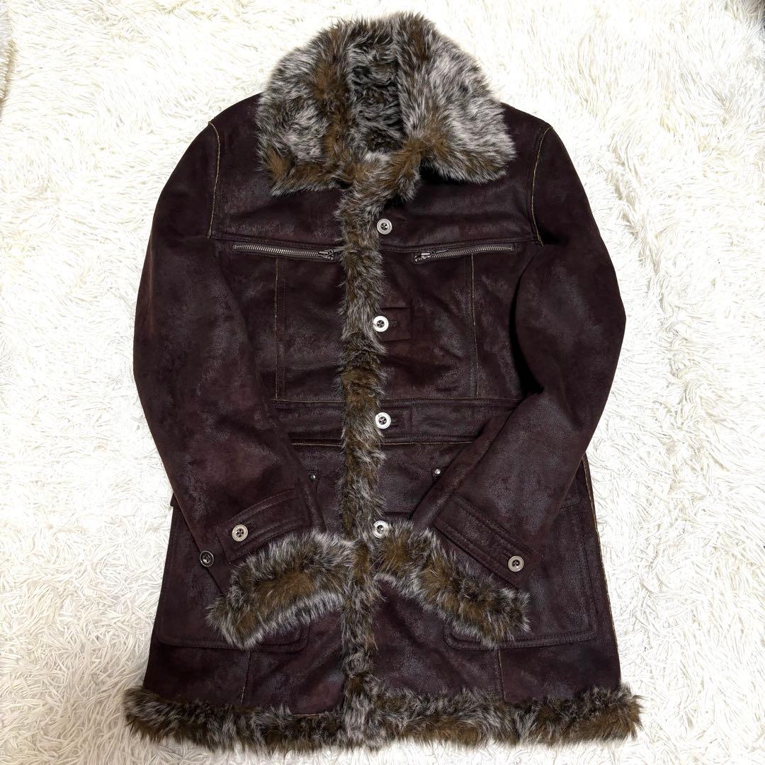 ネオお兄系 グランジy2k ファーコート ファージャケット 平成 ギャル