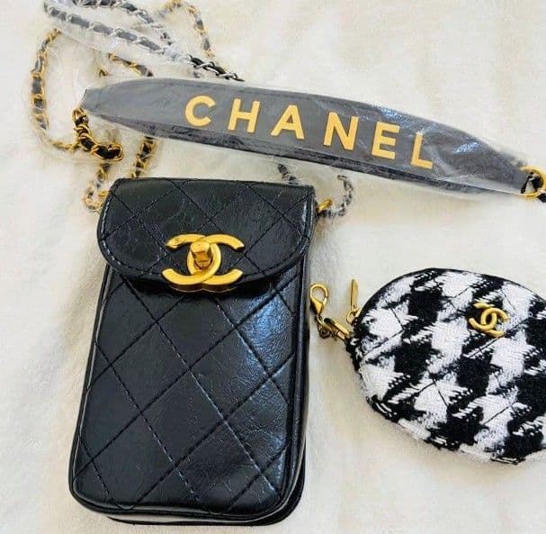 ノベルティースマホCHANEL キルティングバッグ セット - メルカリ