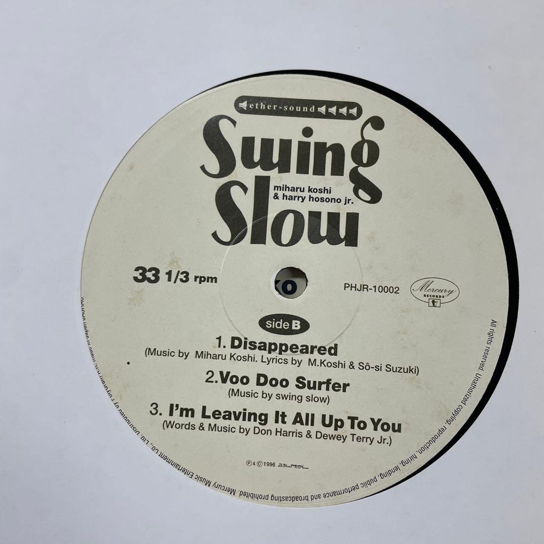 Swing Slow miharu koshi & 〜新品10\"レコード