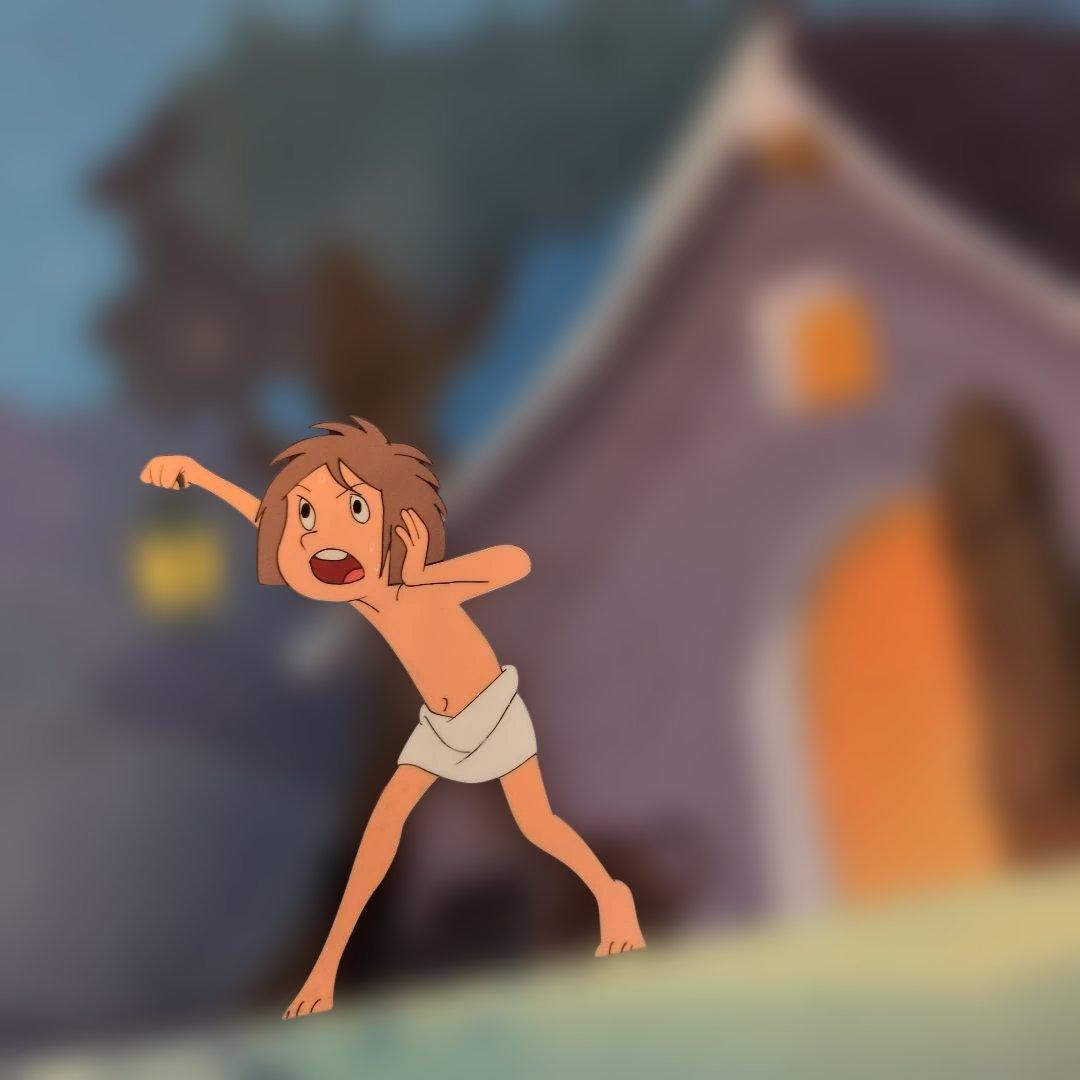 虫プロの遺産 なつかしの世界名作 アンデルセン物語 『プシケ』セル画