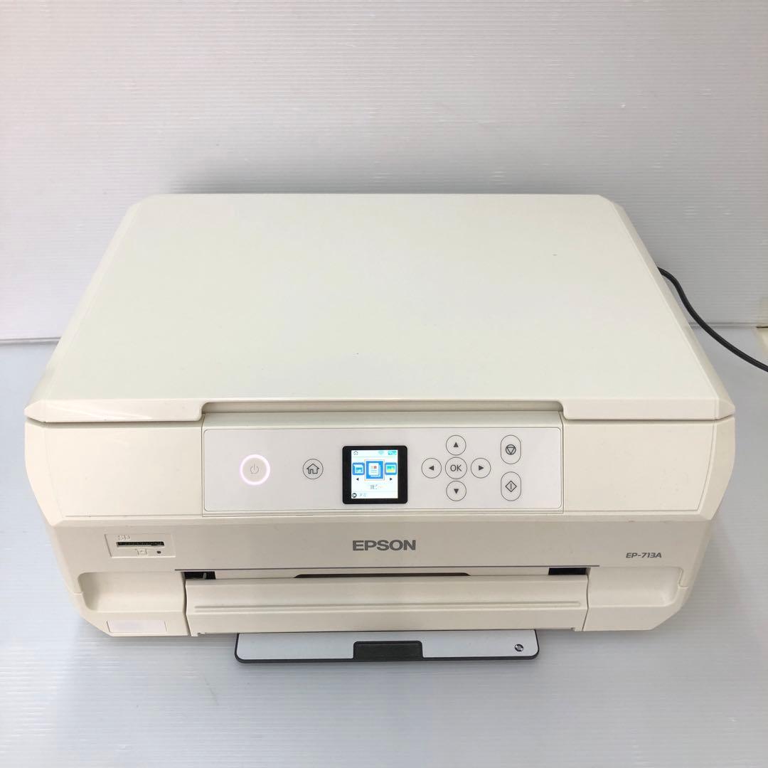 EP-713A エプソン プリンター 純正インク 基本動作確認 中古品 - メルカリ