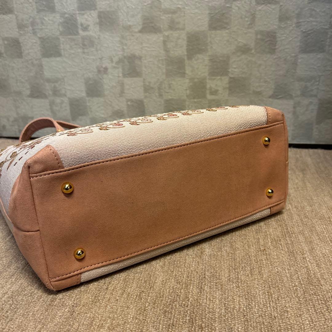 新品未使用品】岡重 okajima 和装バッグ 縮緬 更紗柄ピンク地 - メルカリ