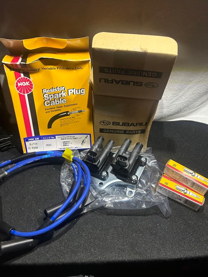 スバルプレオプラグ・コード&イグニッションコイルセット