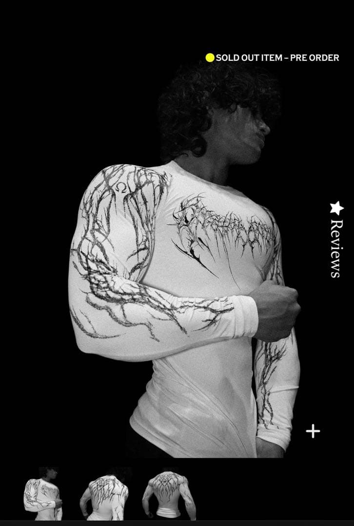 トップス Breathedivinity WHITE Breathedivinity Original Tribal Graphic White Compression Shirt