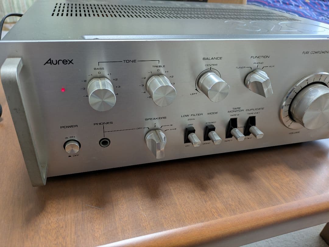 東芝AurexチューナーST320とアンプSB320 - メルカリ