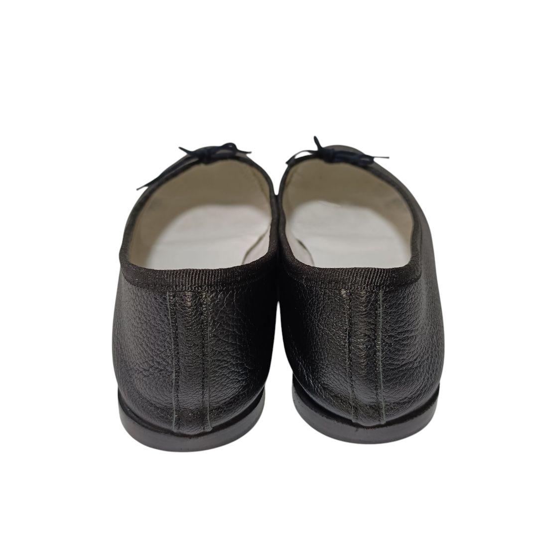 レペット バレエシューズ サンドリオン 24.5cm 本革 フラット リボン 黒