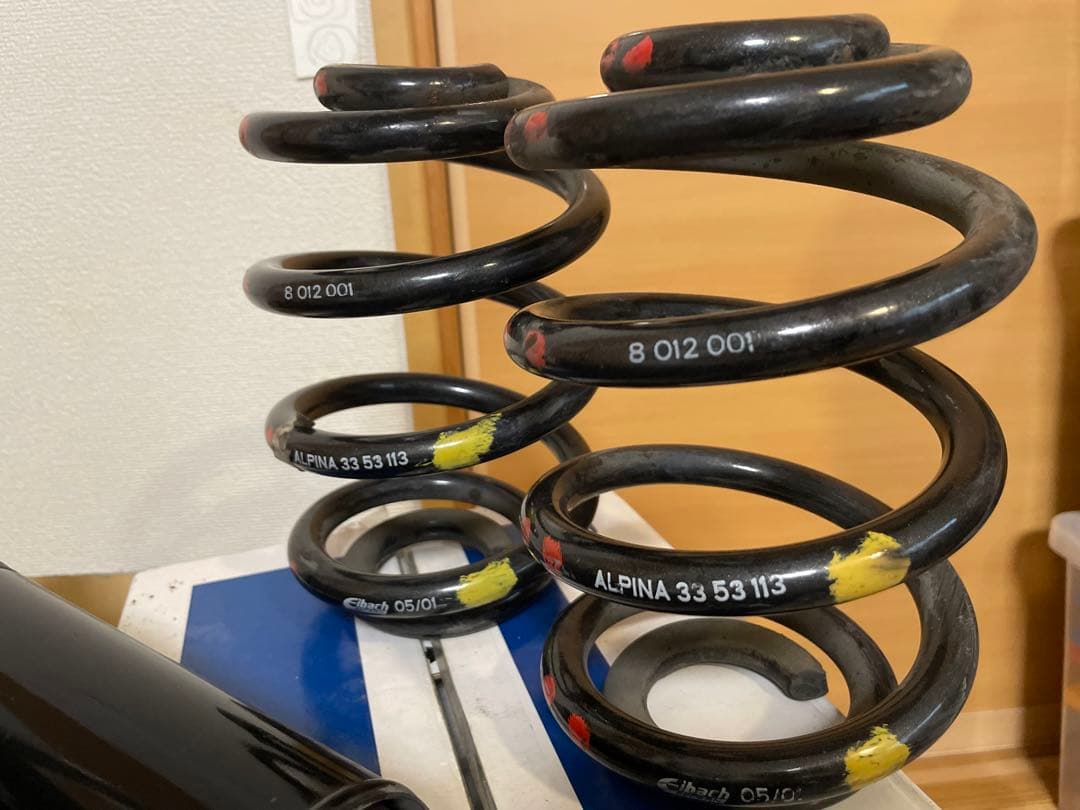 BMW e46 ALPINA コイルスプリングとショックアブソーバーセット - メルカリ