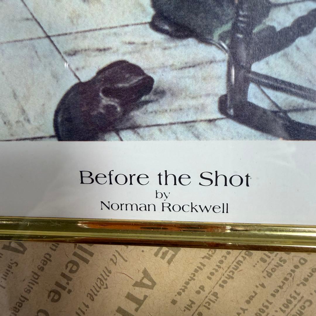 USA ヴィンテージ カーティス ノーマン・ロックウェル 額装 アート