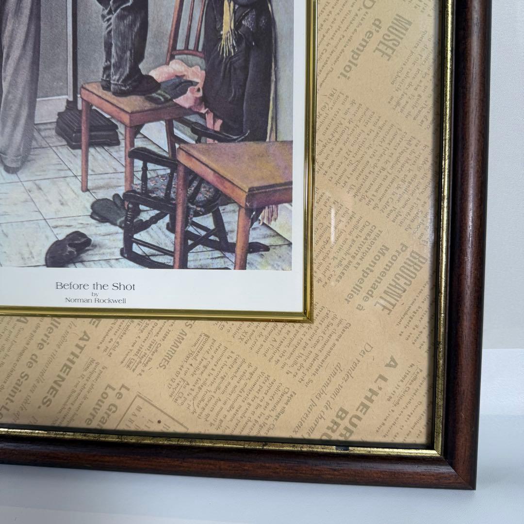 USA ヴィンテージ カーティス ノーマン・ロックウェル 額装 アート