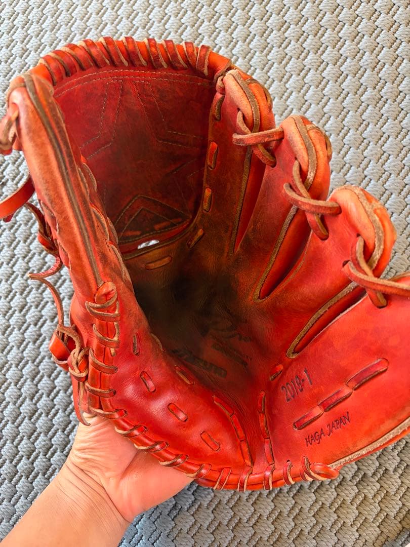 Mizuno 硬式野球グローブ 2019-1 オレンジ