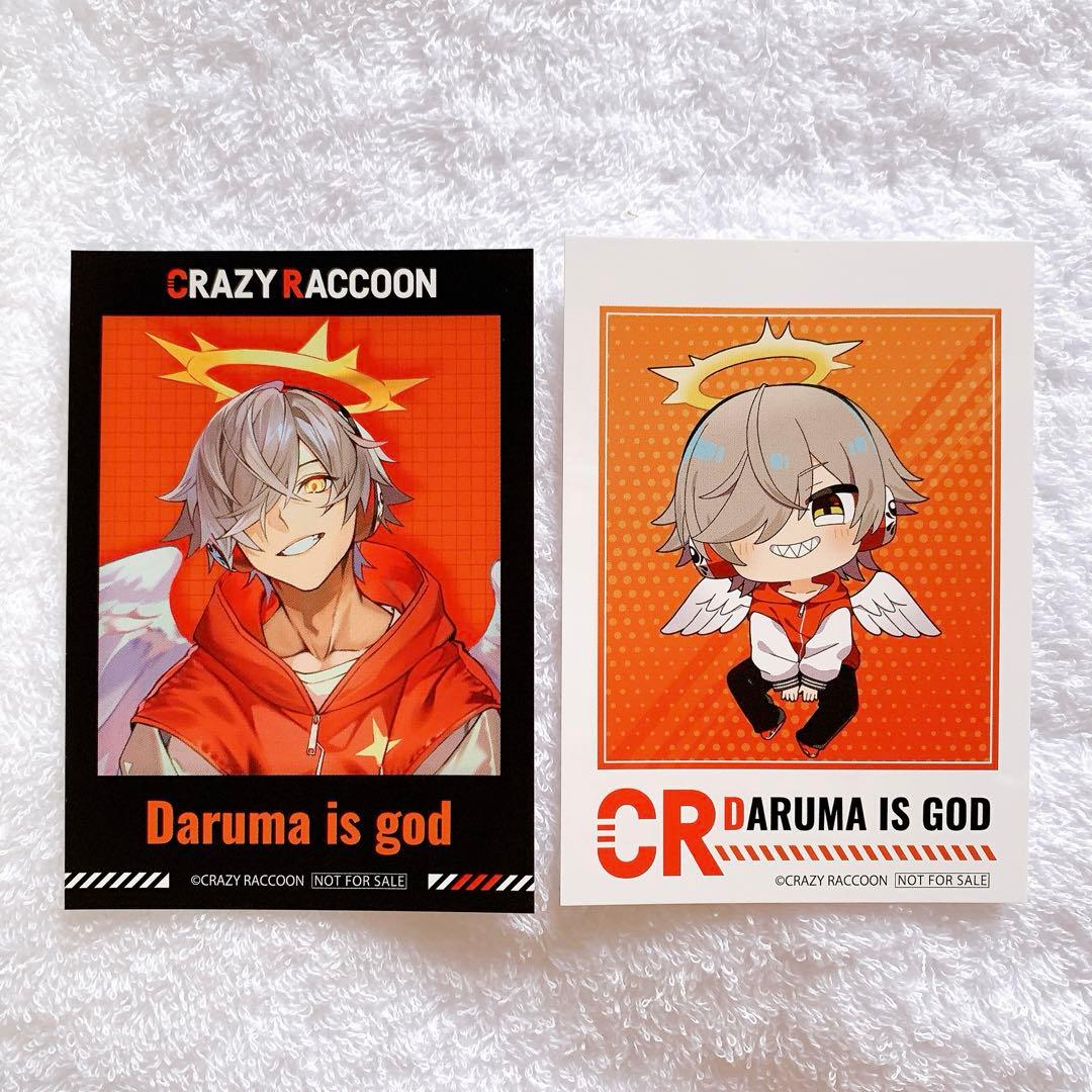 Crazy Raccoon だるまいずごっど GIGO チェキ風カード 2点 - メルカリ