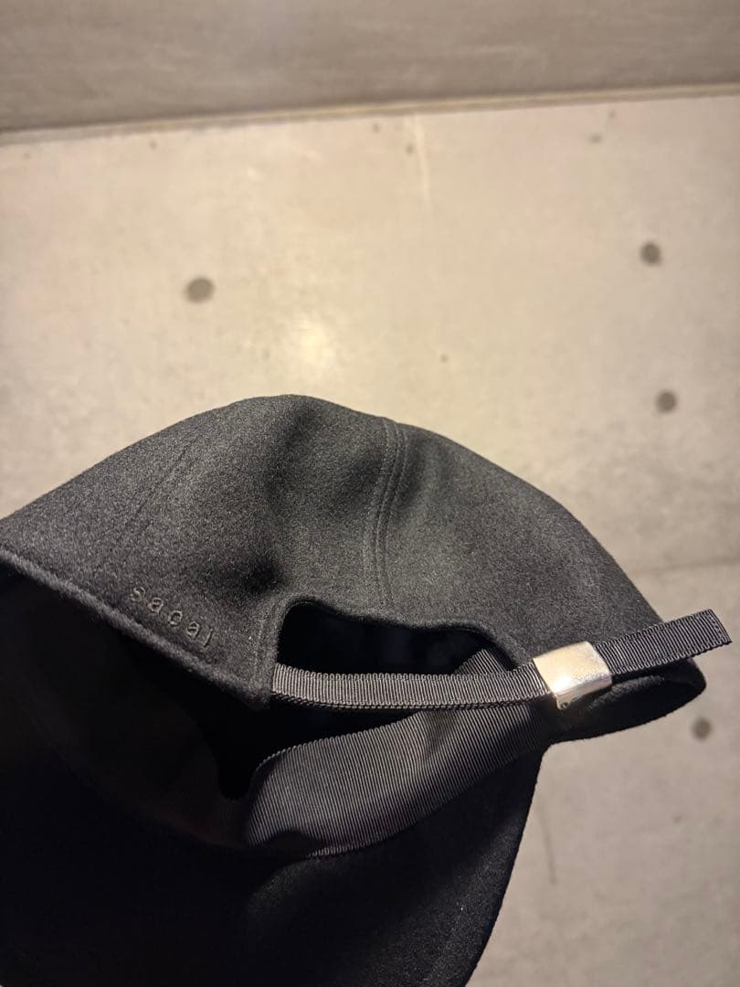 《新品タグ付き》【sacai】s Cap / WOOL