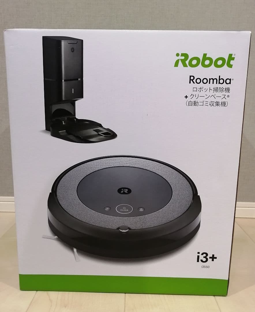 IROBOT ロボット掃除機ルンバ i3＋ i3550 国内正規品】 ロボット掃除機「ルンバ」 i3+ グレー I355060 [吸引