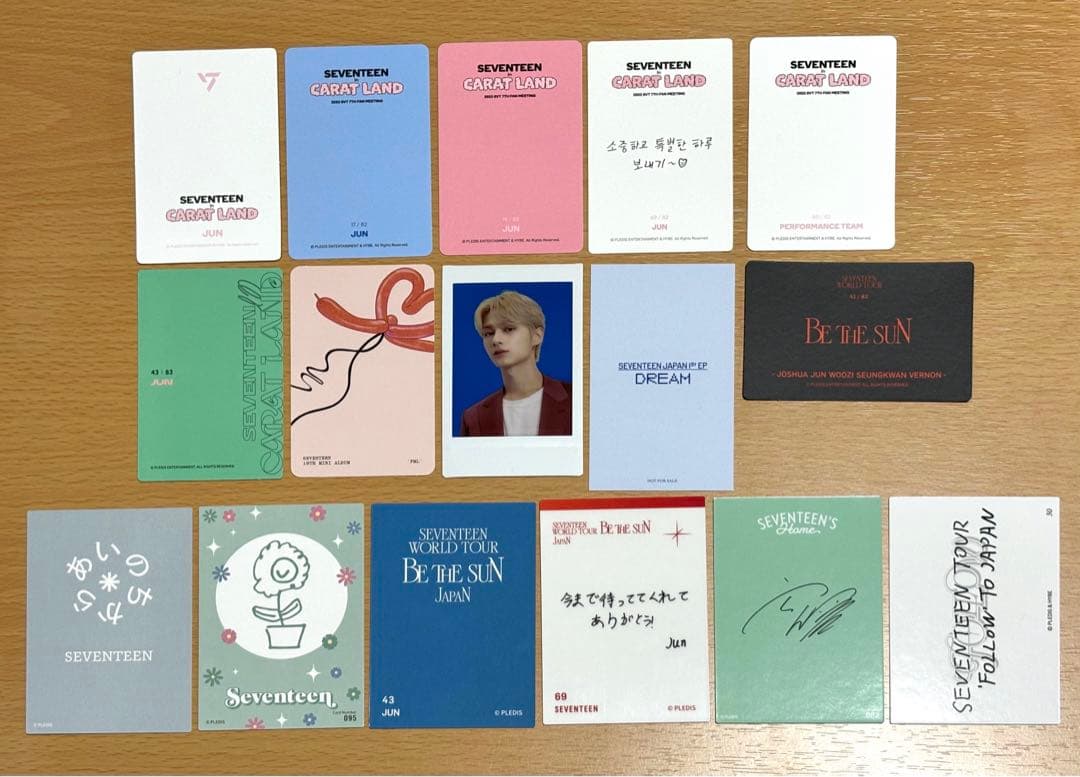 SEVENTEEN セブチ ジュン トレカセット SVT - メルカリ