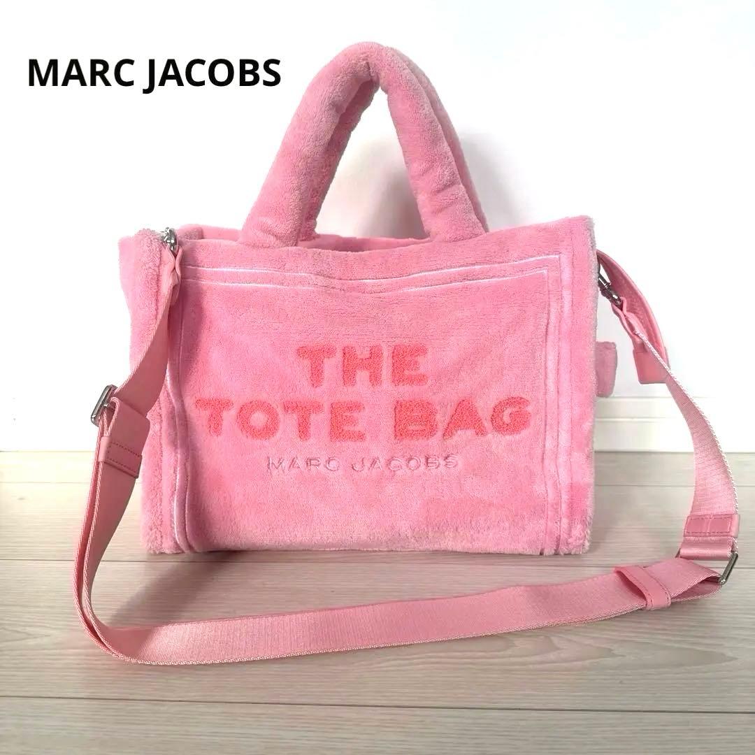 マークジェイコブス　ザトートバッグ　ファー2wayショルダーバッグ　ピンク マーク ジェイコブス「ザ トート バッグ」に”マイクロサイズ”、ふわ