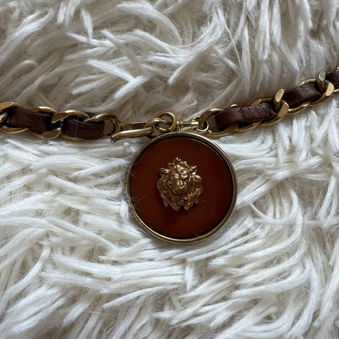 極美品】シャネル ベルト チェーン ライオン 希少 レア - メルカリ