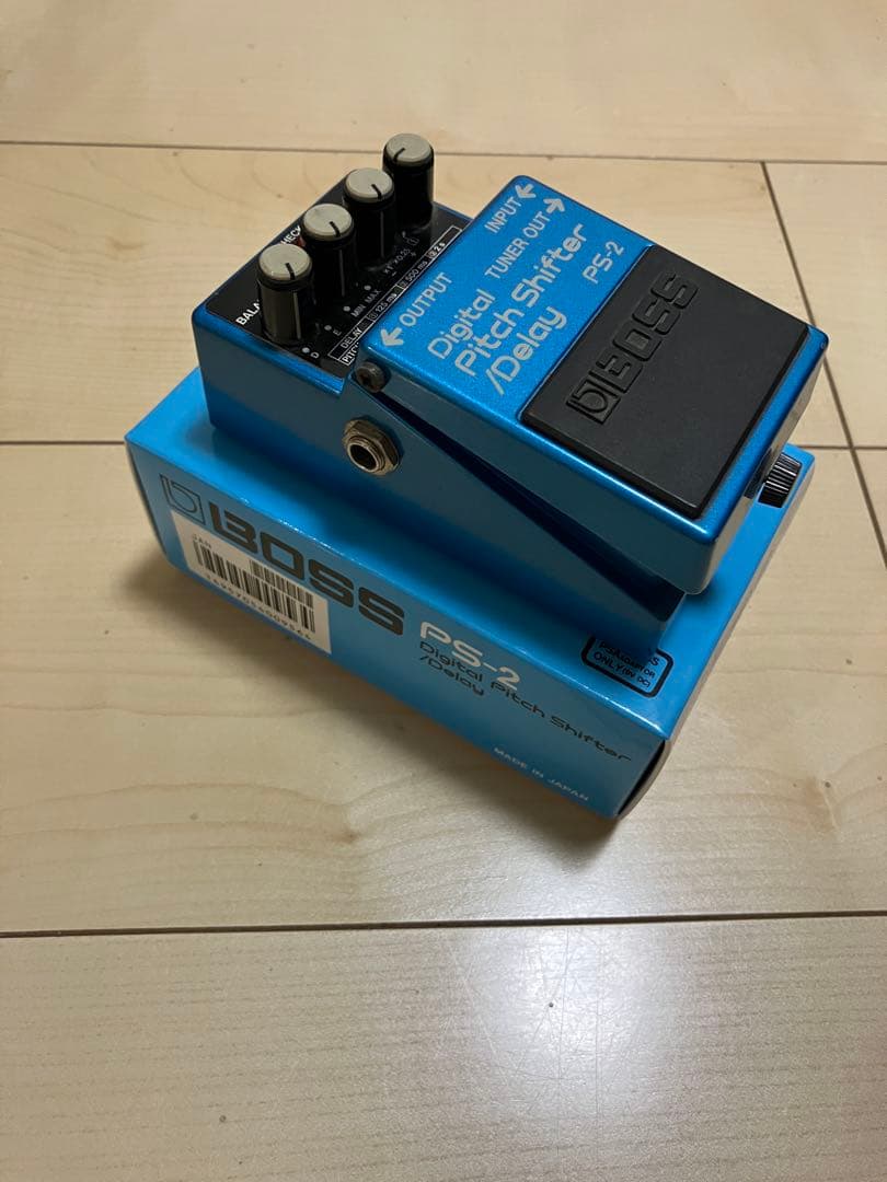 美品箱付き)1990年頃製BOSS デジタルピッチシフター/ディレイ PS-2