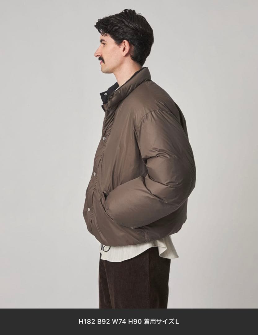 steven alan nanga別注 ダウンジャケット ダークブラウン 完売品