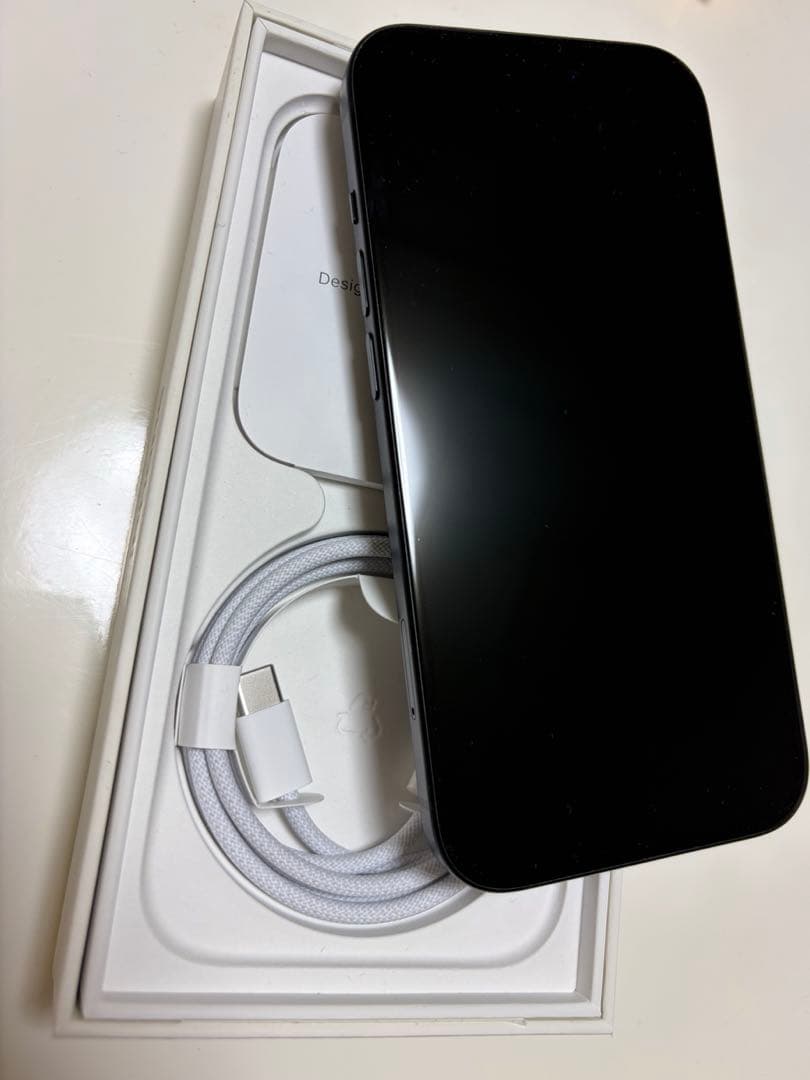 iPhone15 本体　128GB ブラック　バッテリー86% 箱付き ムスビー｜【バッテリー86%】iPhone 15Pro 128GB ブルーチタニウム SIM