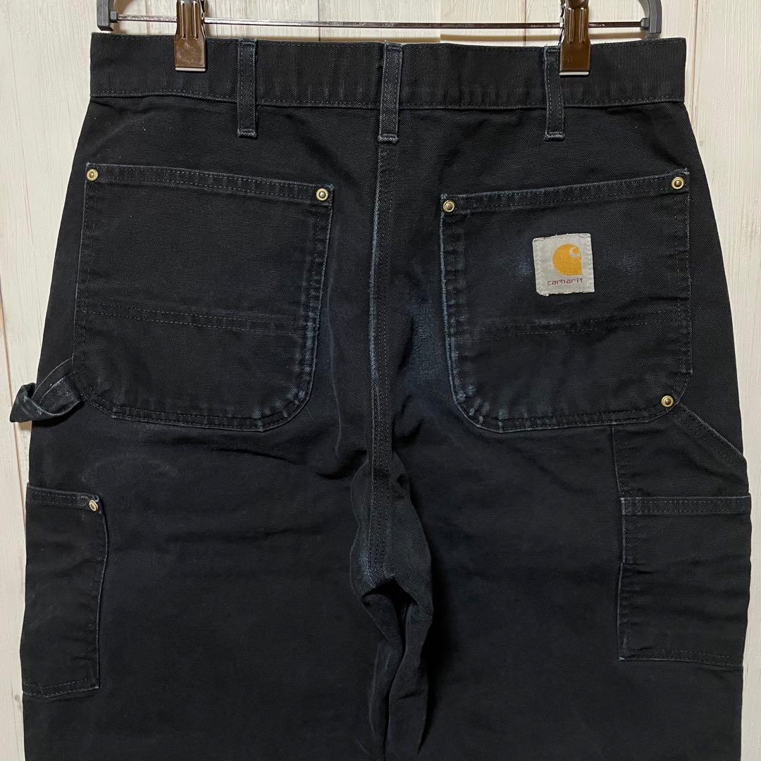 90s Carhartt カーハート ダブルニー ブラック ダック パンツ - メルカリ