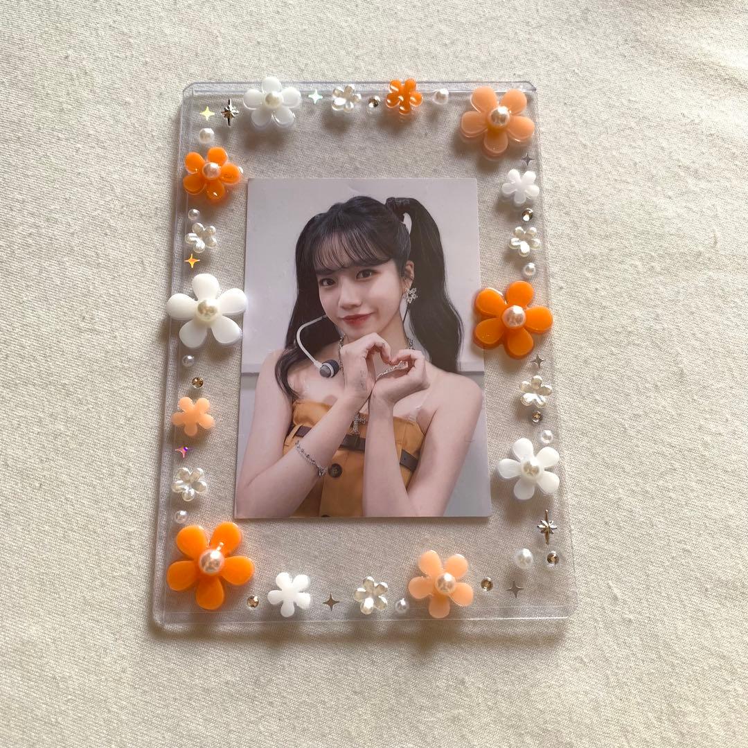 B7 トレカ ケース デコ レジン 硬質 フォト 公式写真 ブロマイド 生