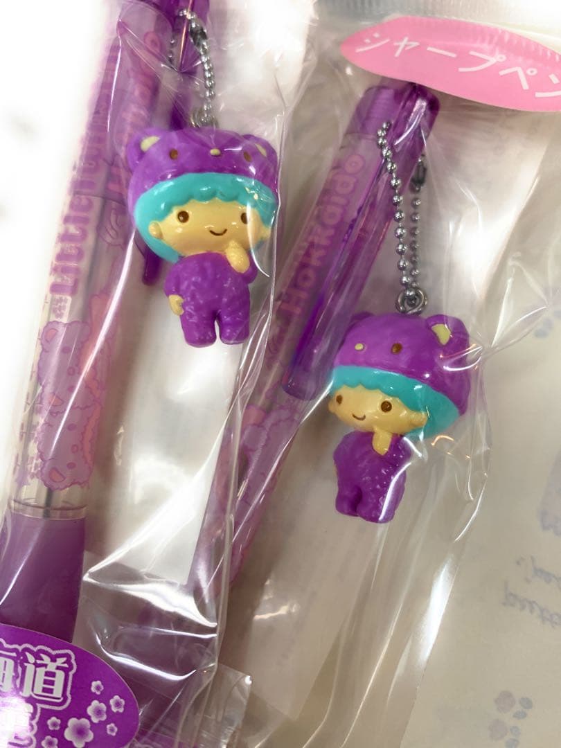 リトルツインスター キキ＆ララ 北海道限定ラベンダーベア、キキ