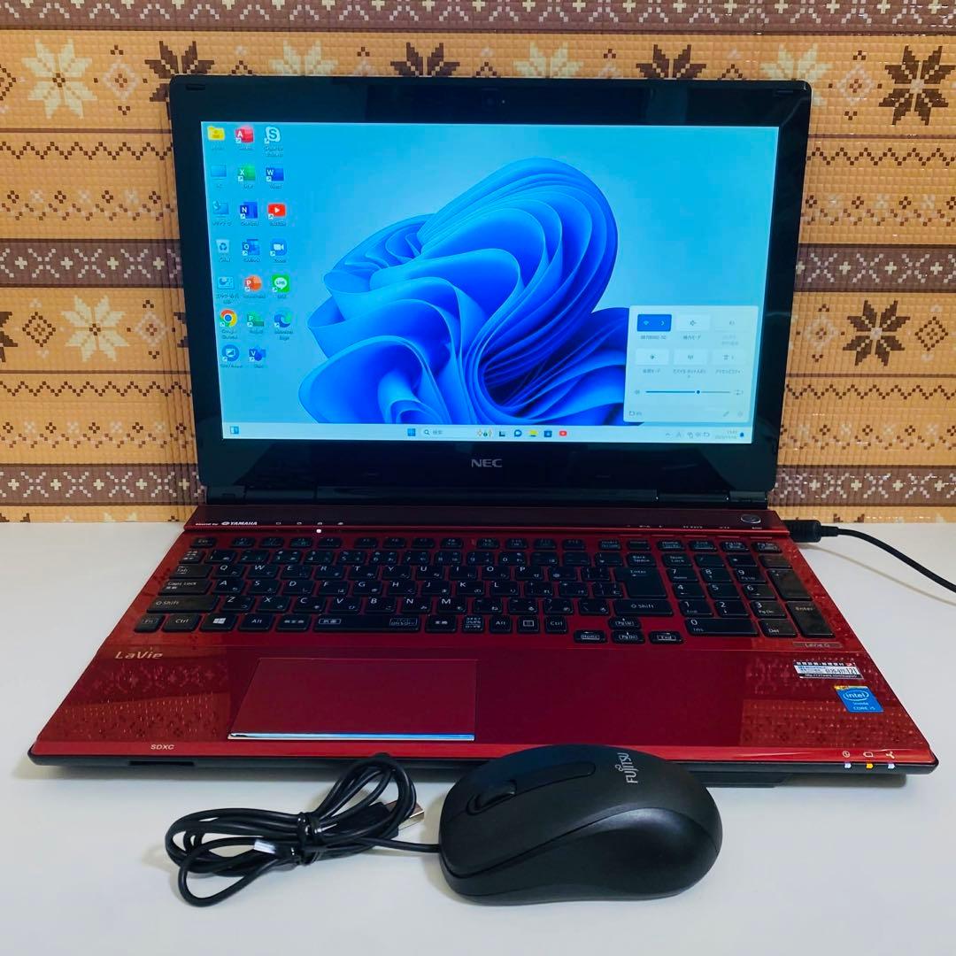 Y977 NECノートパソコン WEBカメラi5メモリ8G高速SSD Win11 Y977 NECノートパソコン WEBカメラi5メモリ8G高速SSD Win11