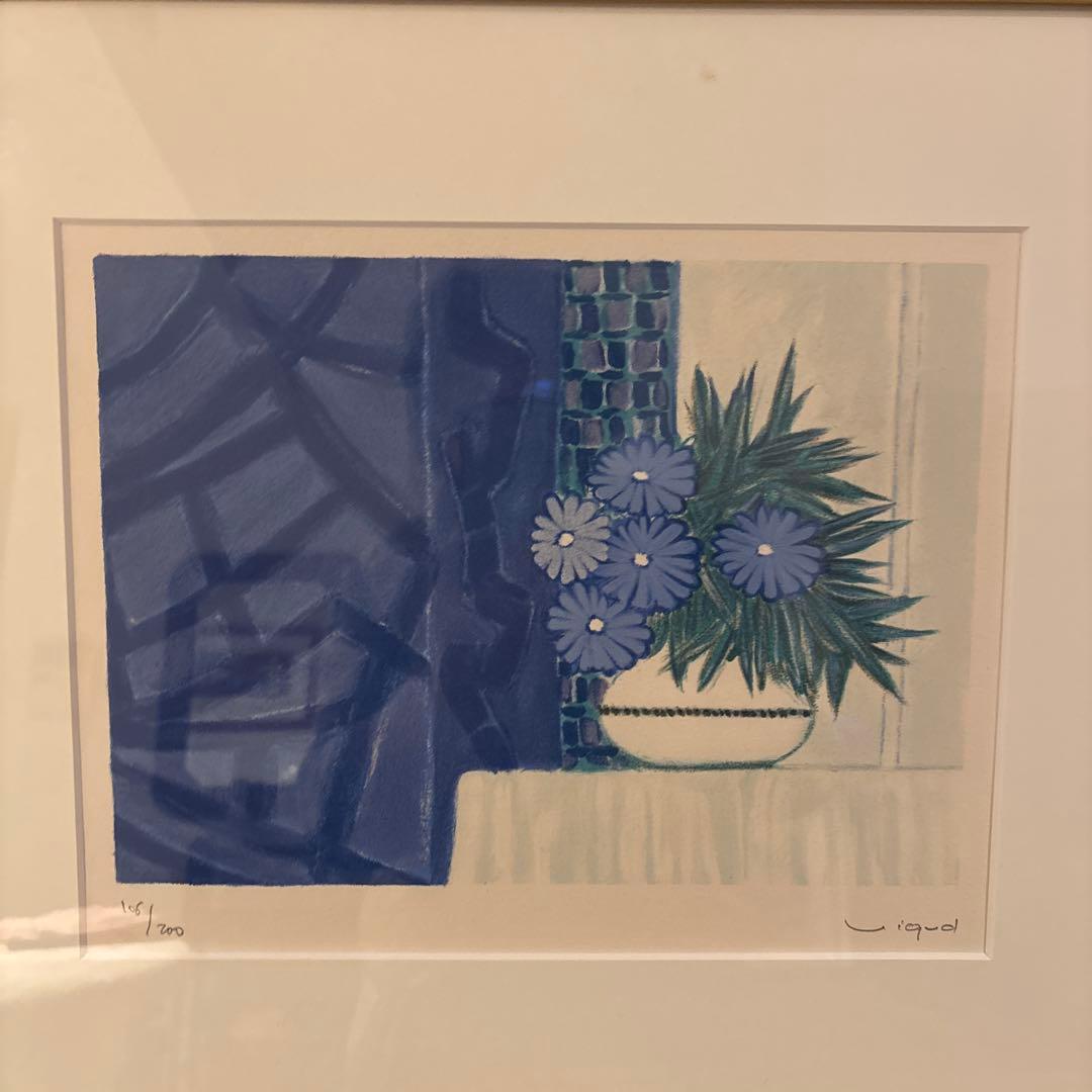 版画 ヴィギュド 青い基調の青い花々 106/200 - メルカリ