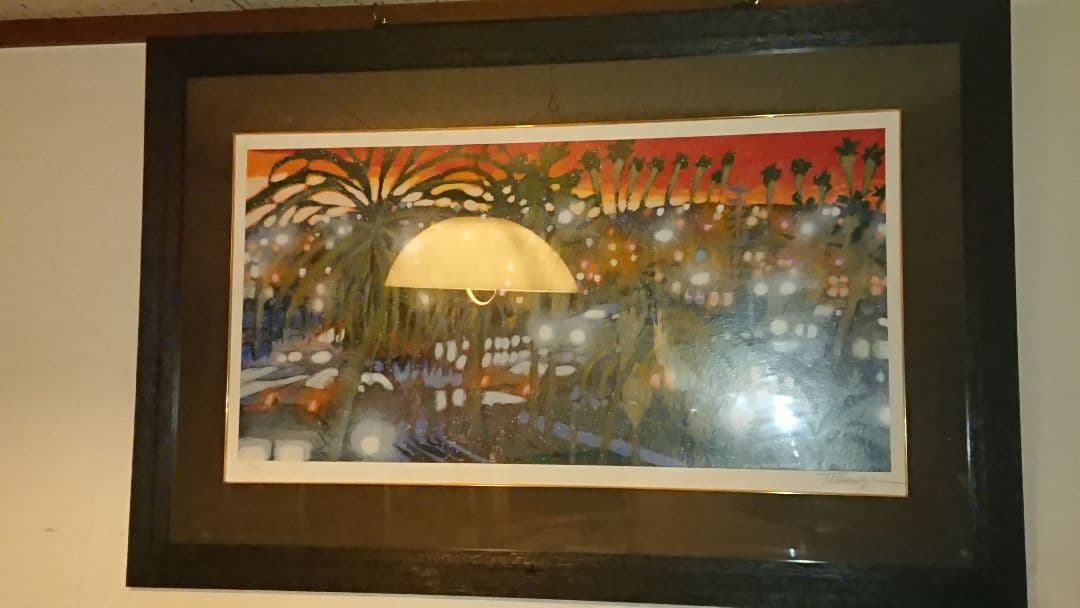 絵画 ☆サンタモニカサンセット☆ Sunset at Santa Monica Pier - Limited Edition Canvas – Thomas