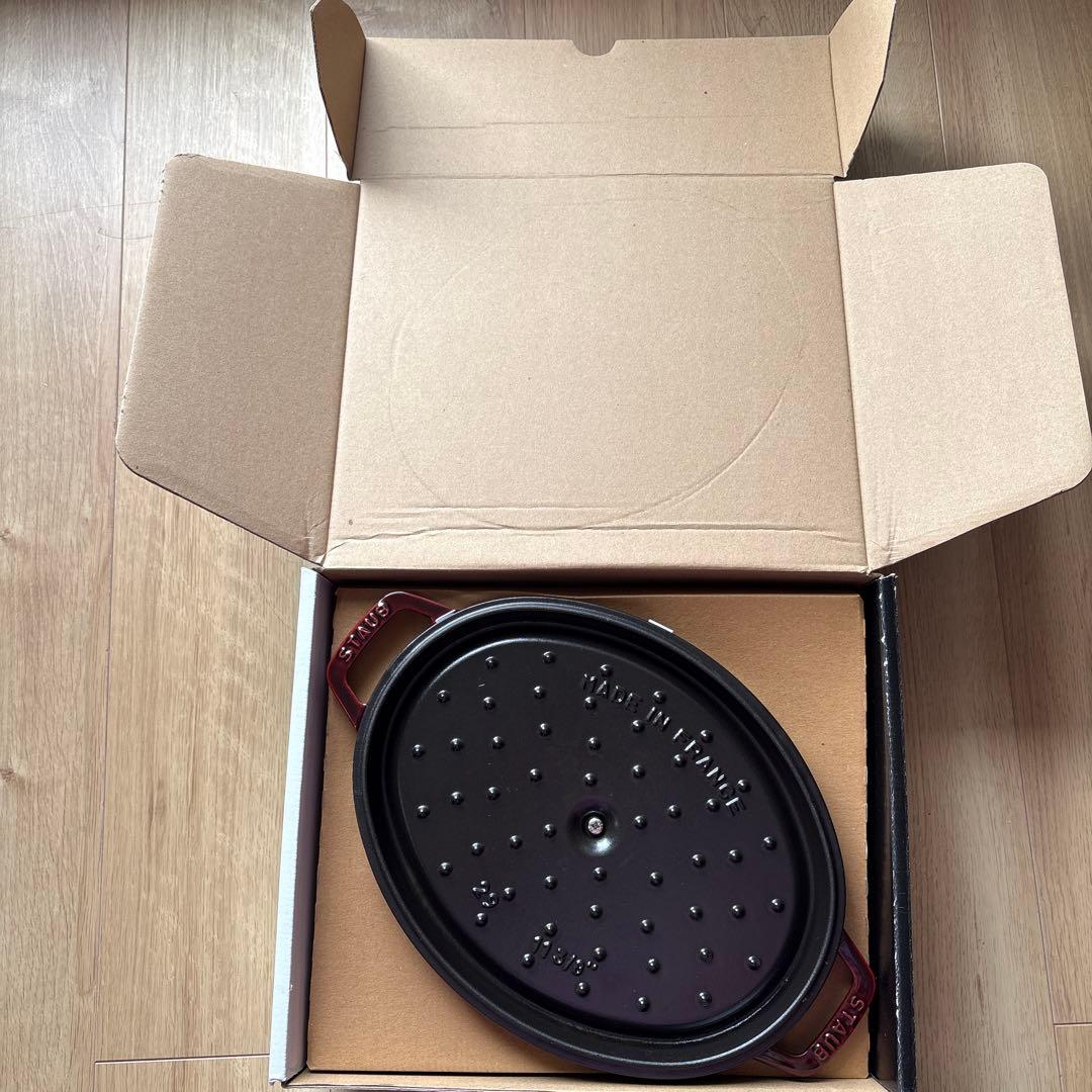 Staub ストウブ ピコ・ココット オーバル チェリー 29cm 4.2L